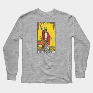 The Magician tarot card (distressed) Long Sleeve T-Shirt